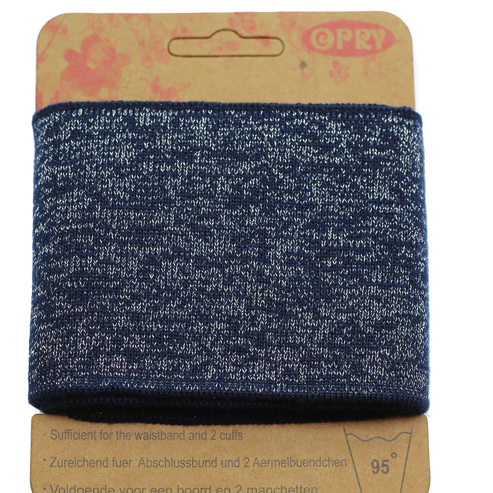 CUFFS | DUNKEL BLAU GLITZER