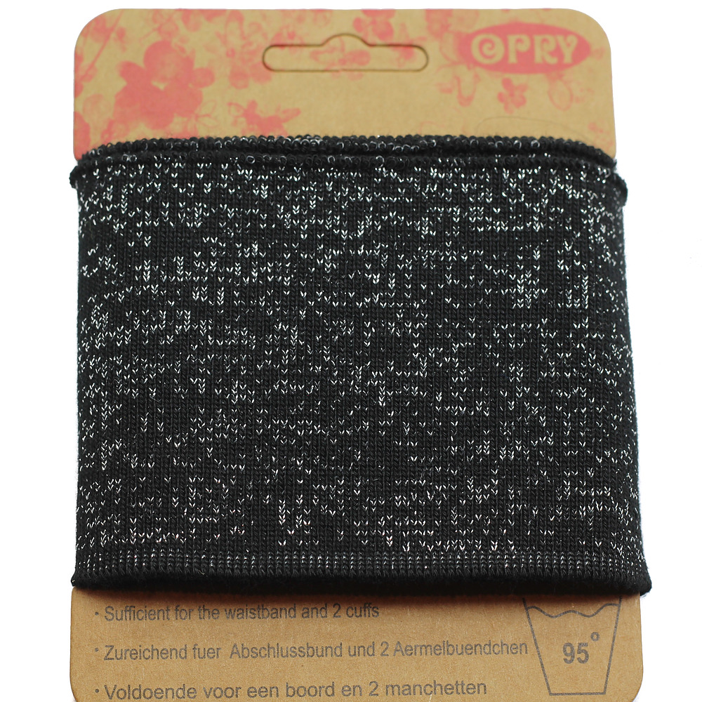 CUFFS | SCHWARZ GLITZER