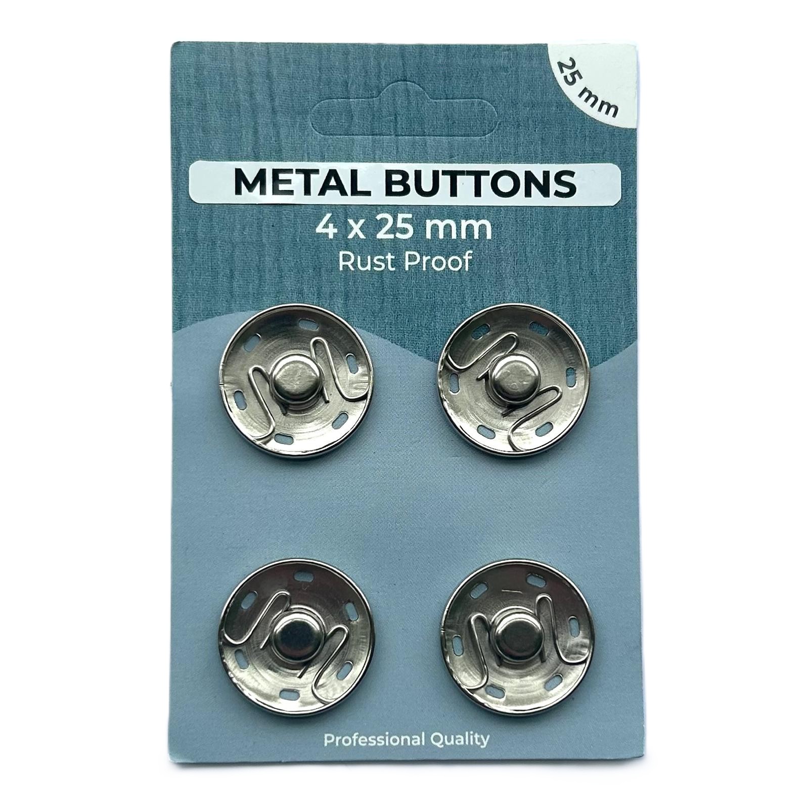 ANN&Auml;HDR&Uuml;CKKN&Ouml;PFE | SILBER 25MM