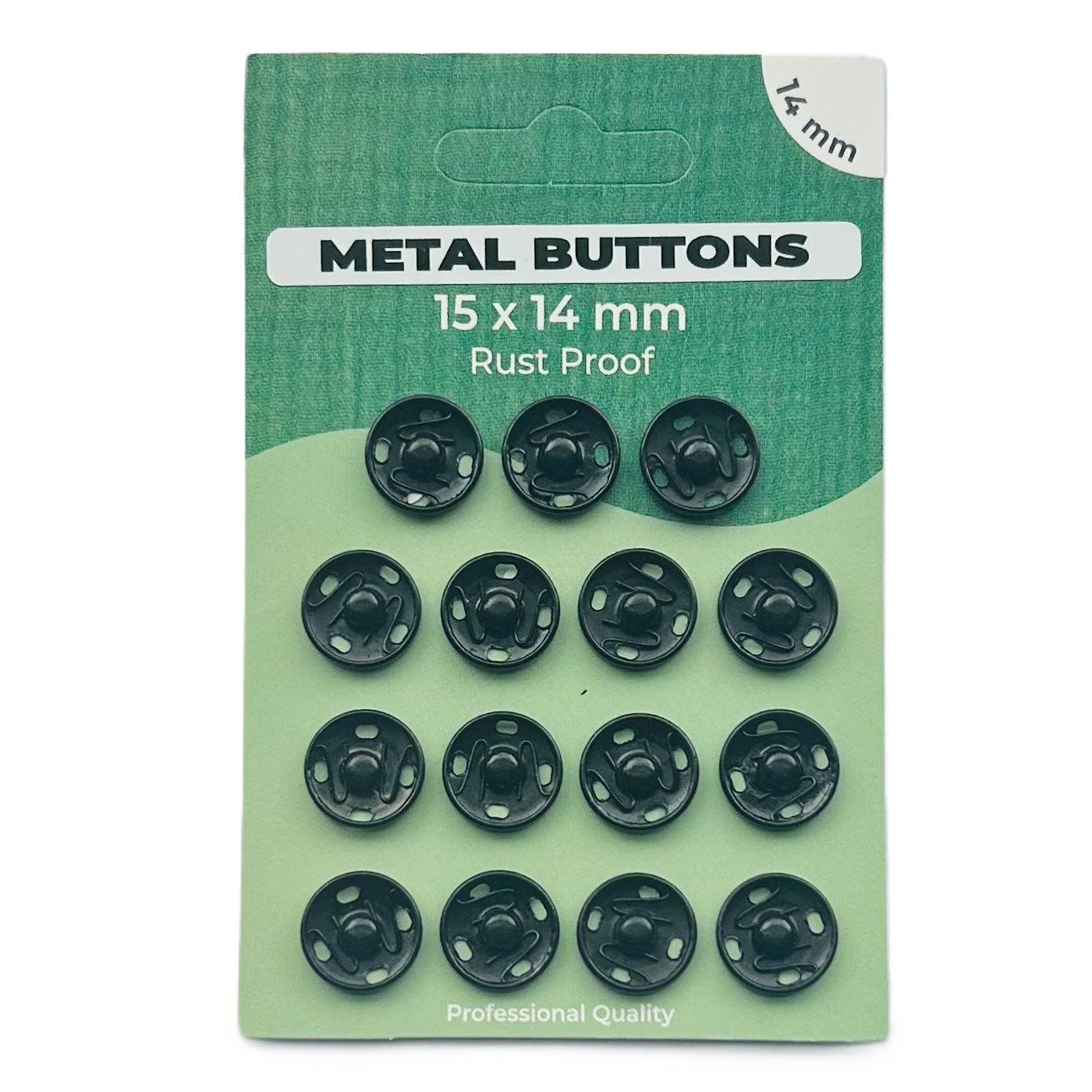 ANN&Auml;HDR&Uuml;CKKN&Ouml;PFE | SCHWARZ 14MM