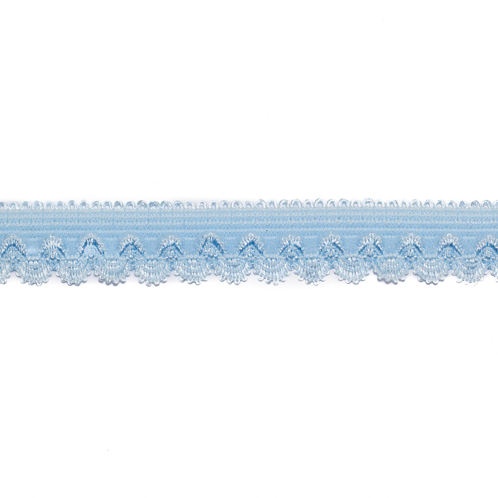 ELASTISCH KANT 15MM | LICHT BLAUW