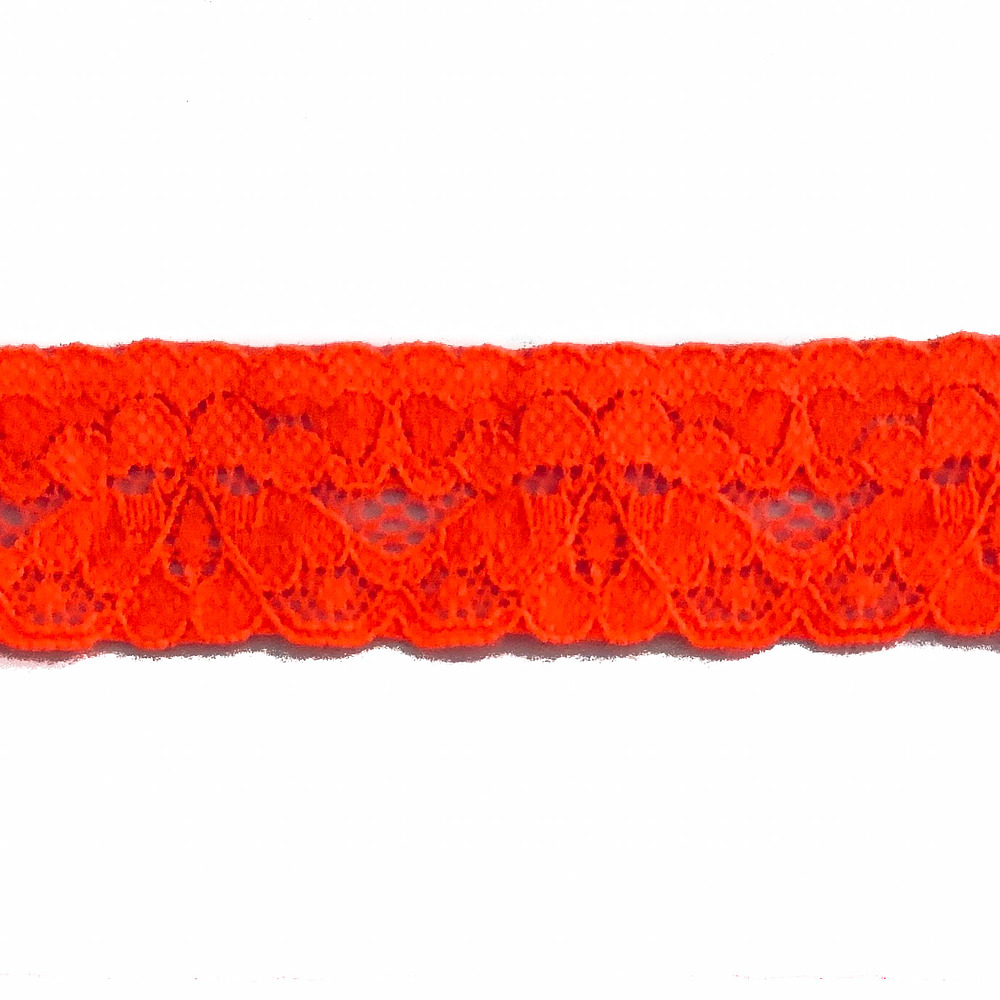 ELASTISCH KANT 25MM | FLUOR ORANJE