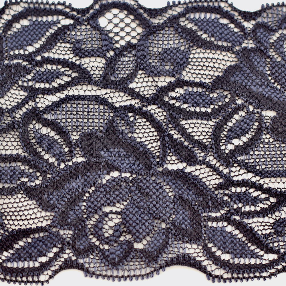 ELASTISCH KANT 80MM | DONKER BLAUW