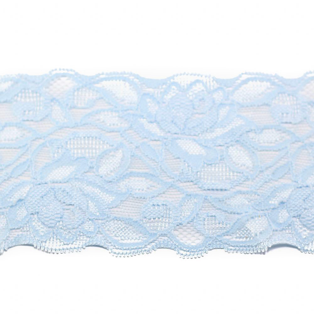 ELASTISCH KANT 80MM | LICHT BLAUW