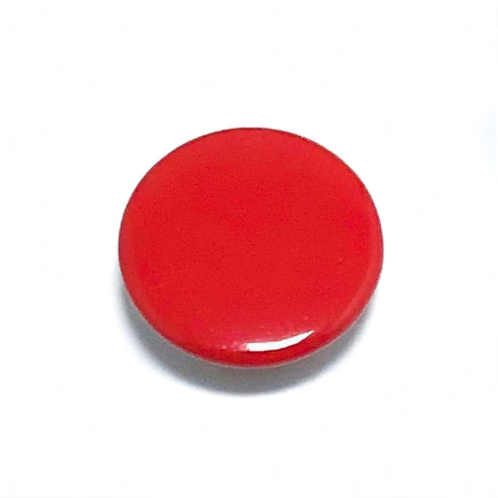 JERSEY DRUKKNOOP 15MM | ROOD