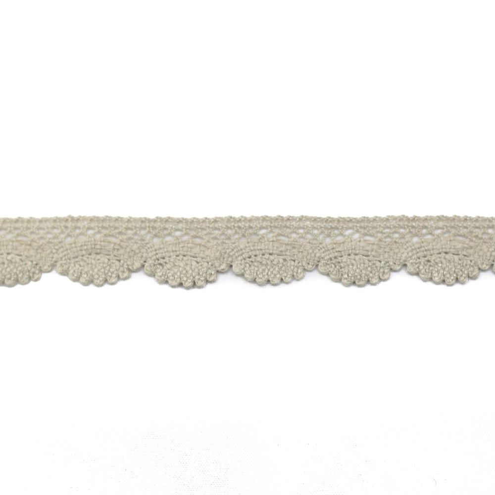 BAUMWOLLE SPITZE 15MM | BEIGE