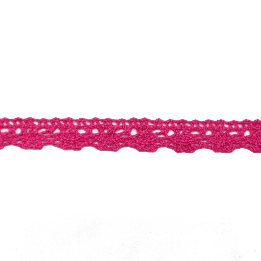 BAUMWOLLE SPITZE 14MM | FUCHSIA