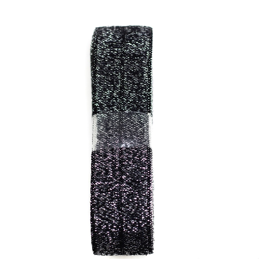 BIASBAND | GLITTER ZWART/ZILVER