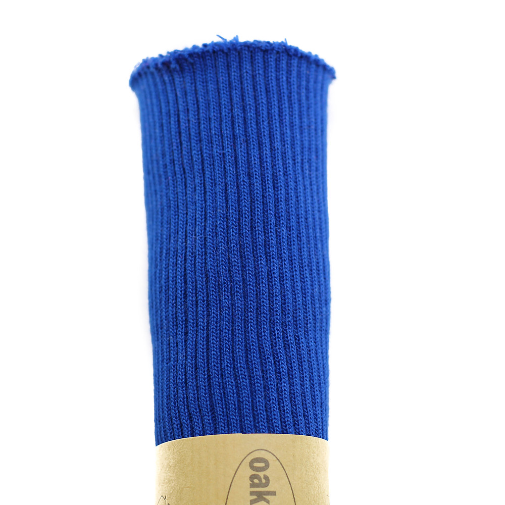 BÜNDCHENSTOFF GROB | BLAU