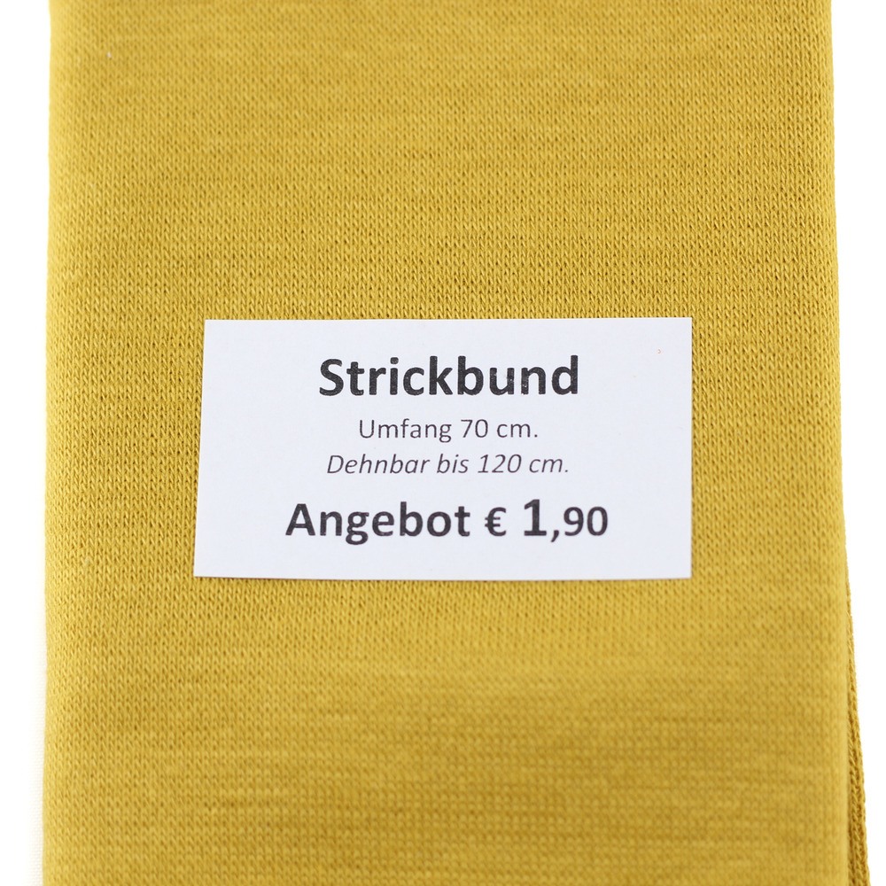BÜNDCHENSTOFF | GELB