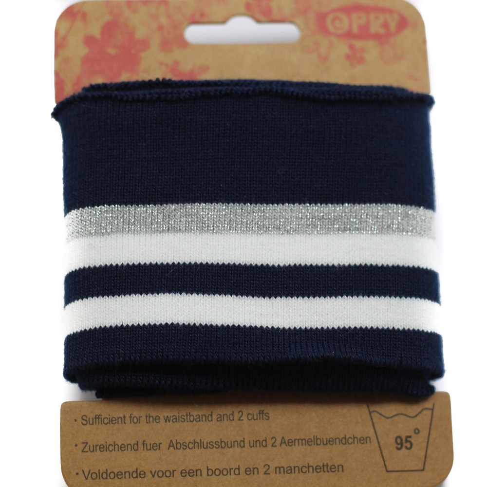 CUFFS | DONKERBLAUW GESTREEPT