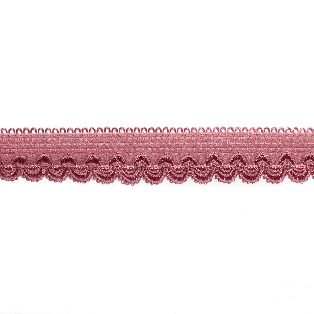 ELASTISCH KANT 15MM | OUD ROZE