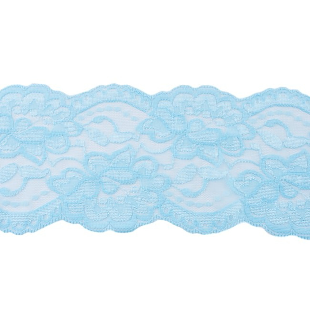 ELASTISCH KANT 90MM | LICHT BLAUW