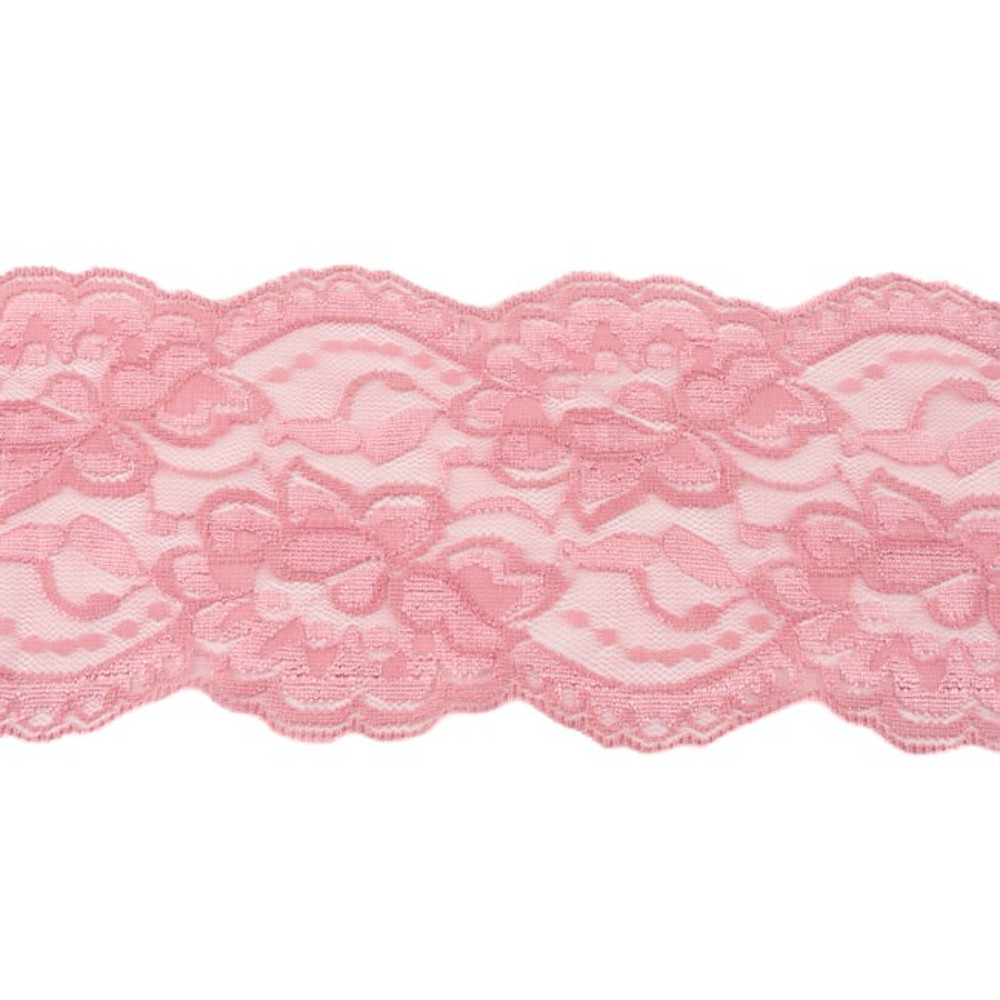 ELASTISCH KANT 90MM | OUD ROZE