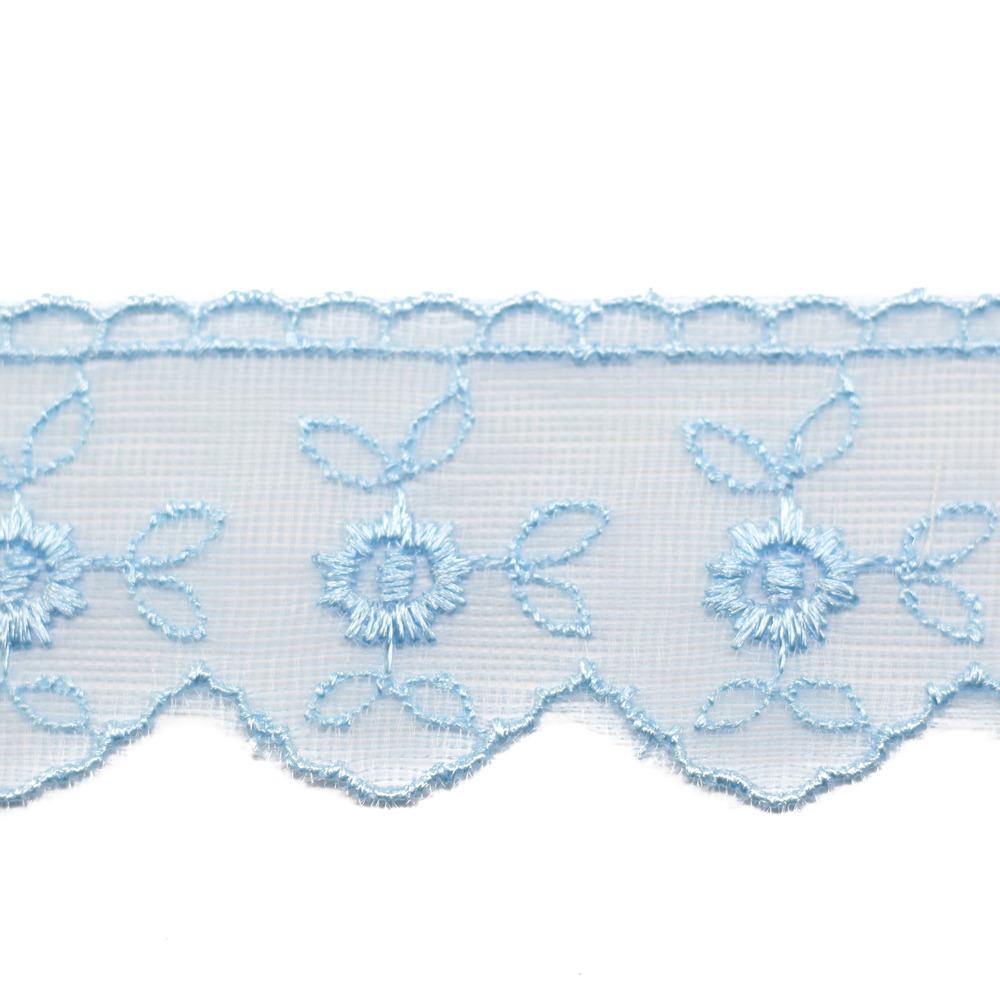 NYLON SPITZE 35MM | HELL BLAU