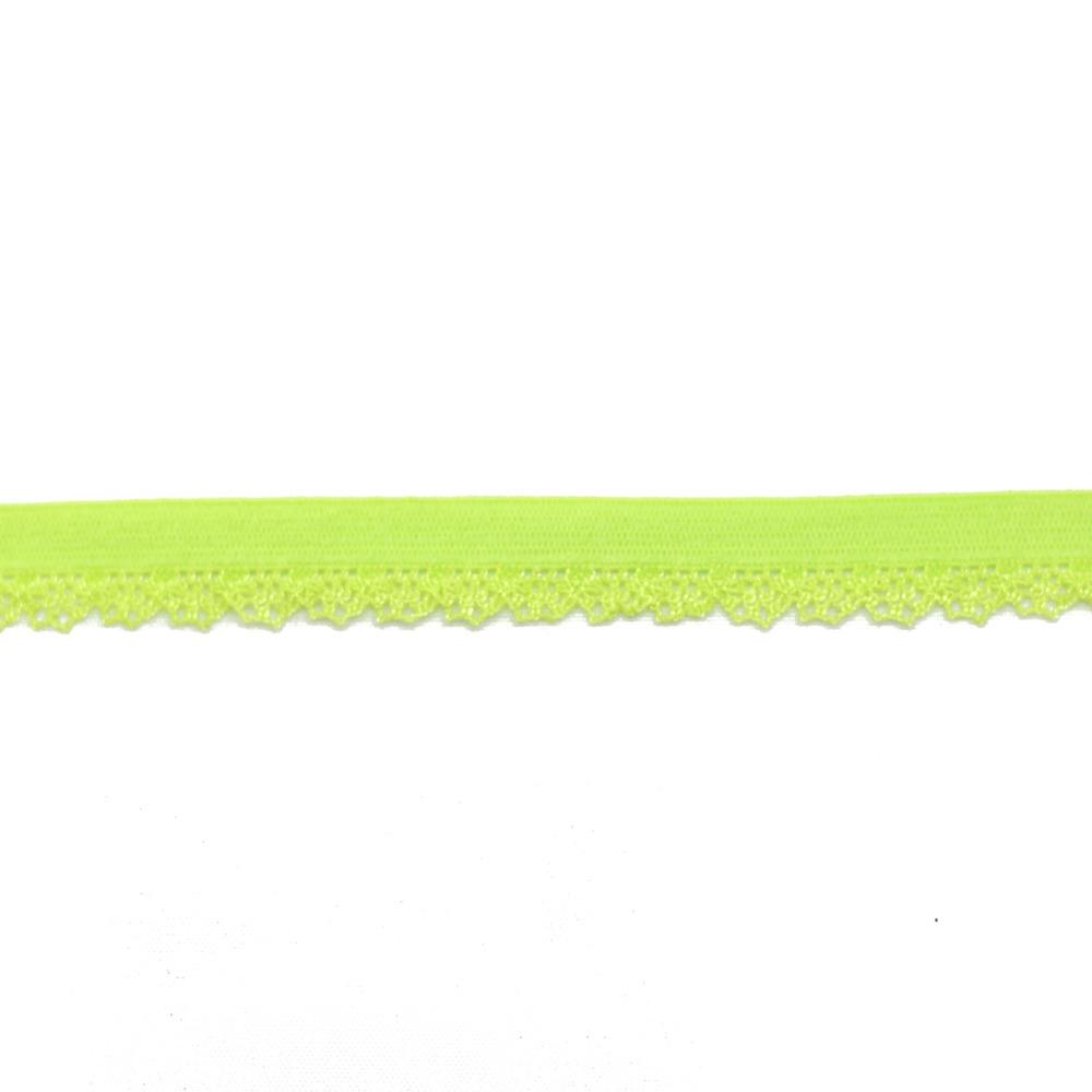 ELASTISCH KANT 12MM | LIME GROEN