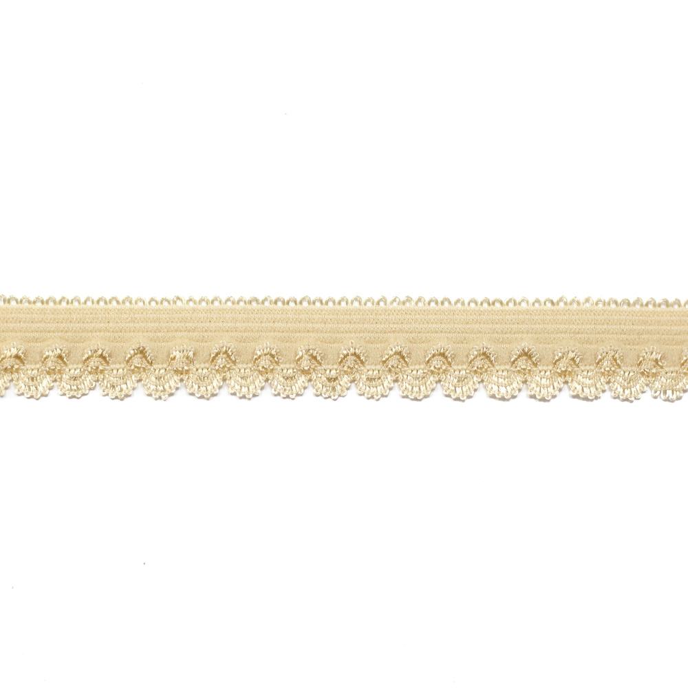 ELASTISCHE SPITZE 15MM | BEIGE