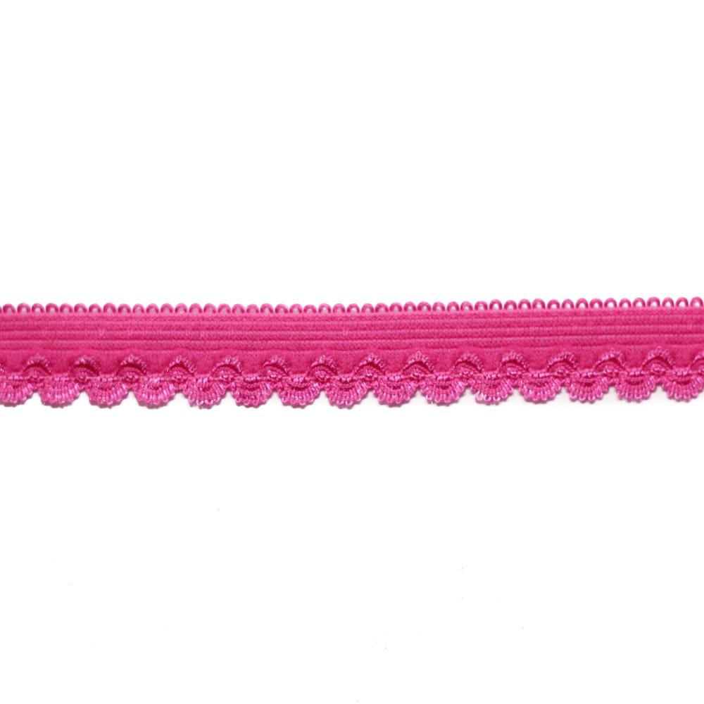 ELASTISCH KANT 15MM | FUCHSIA