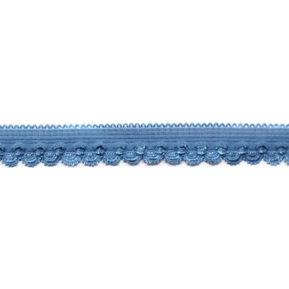 ELASTISCH KANT 15MM | OUD BLAUW