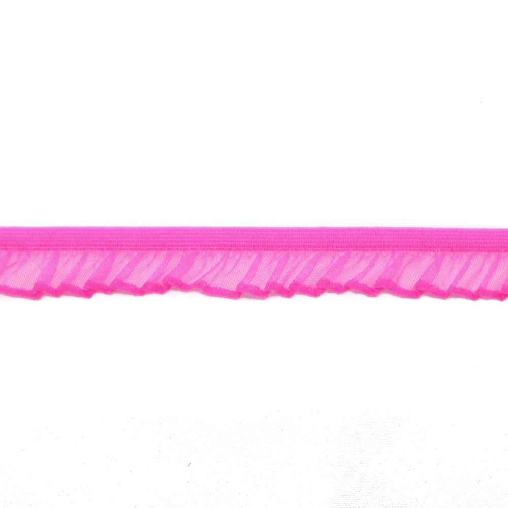 ELASTISCHE RUSCHEN | FLUOR ROSA