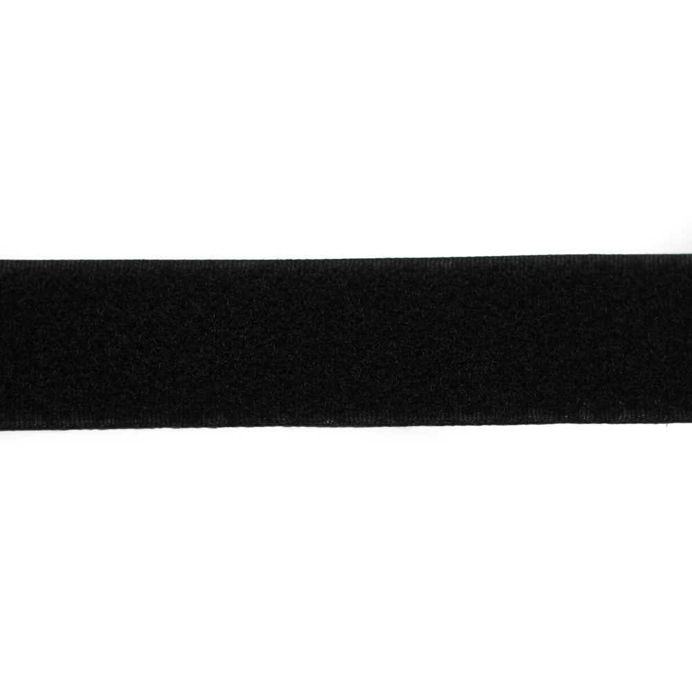 KLETTBAND 20MM | SCHWARZ | SELBSTKLEBEND