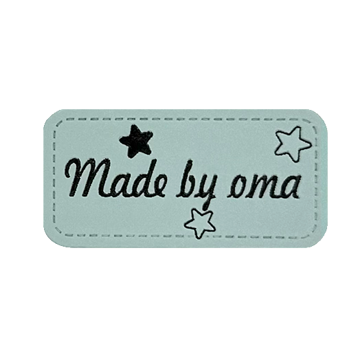 LEDER-LABEL MADE BY OMA