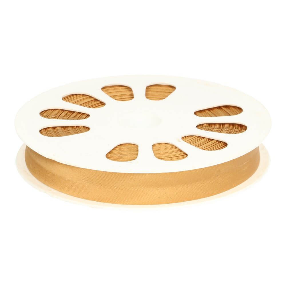 SATIN SCHRÄGBAND | 20MM BEIGE