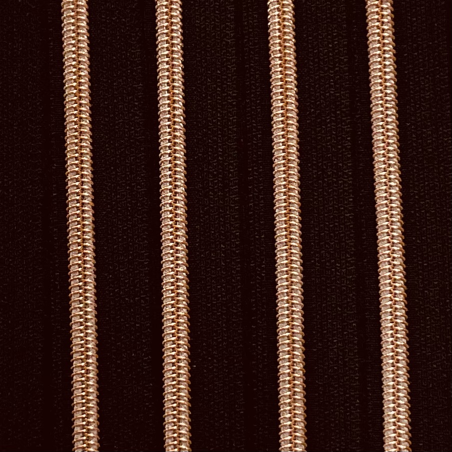 ENDLOSREIßVERSCHLUSS METALLIC | ROSÉ GOLD