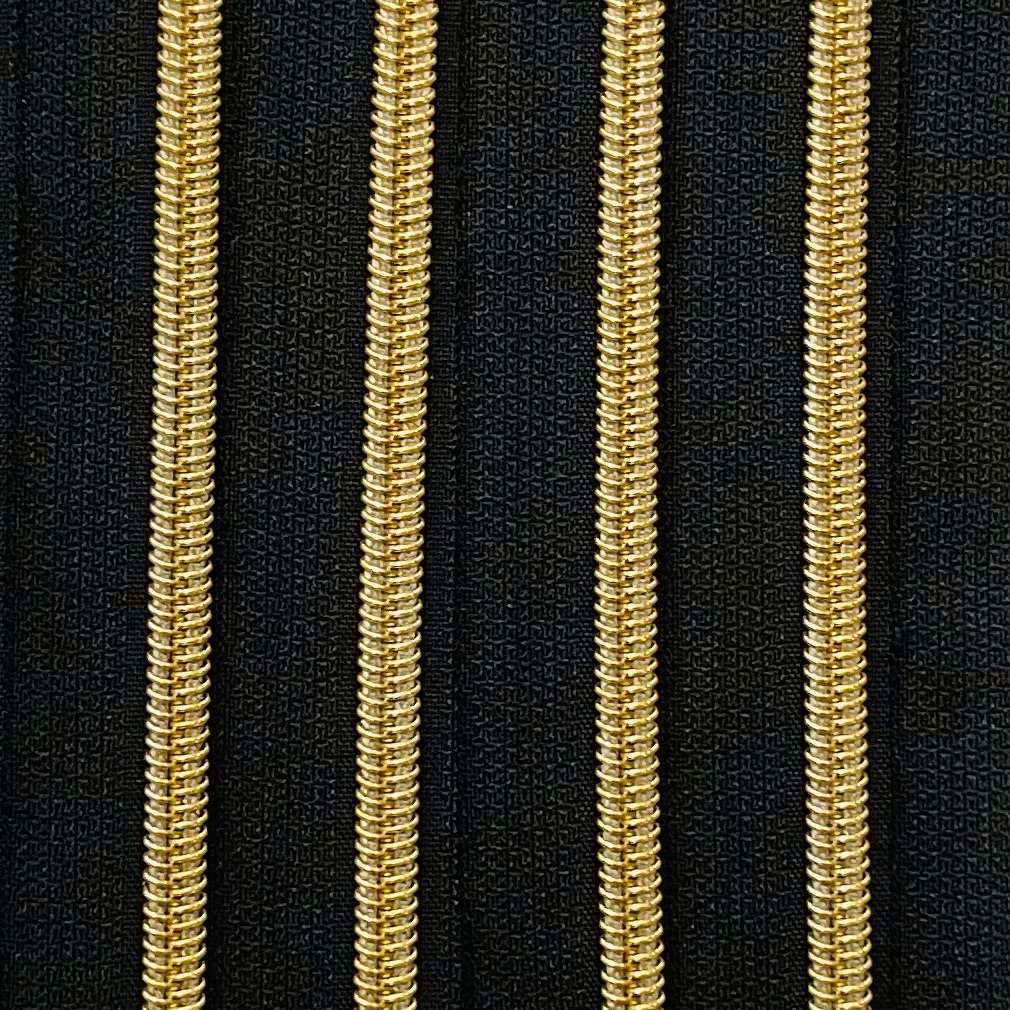 ENDLOSREIßVERSCHLUSS METALLIC | GOLD