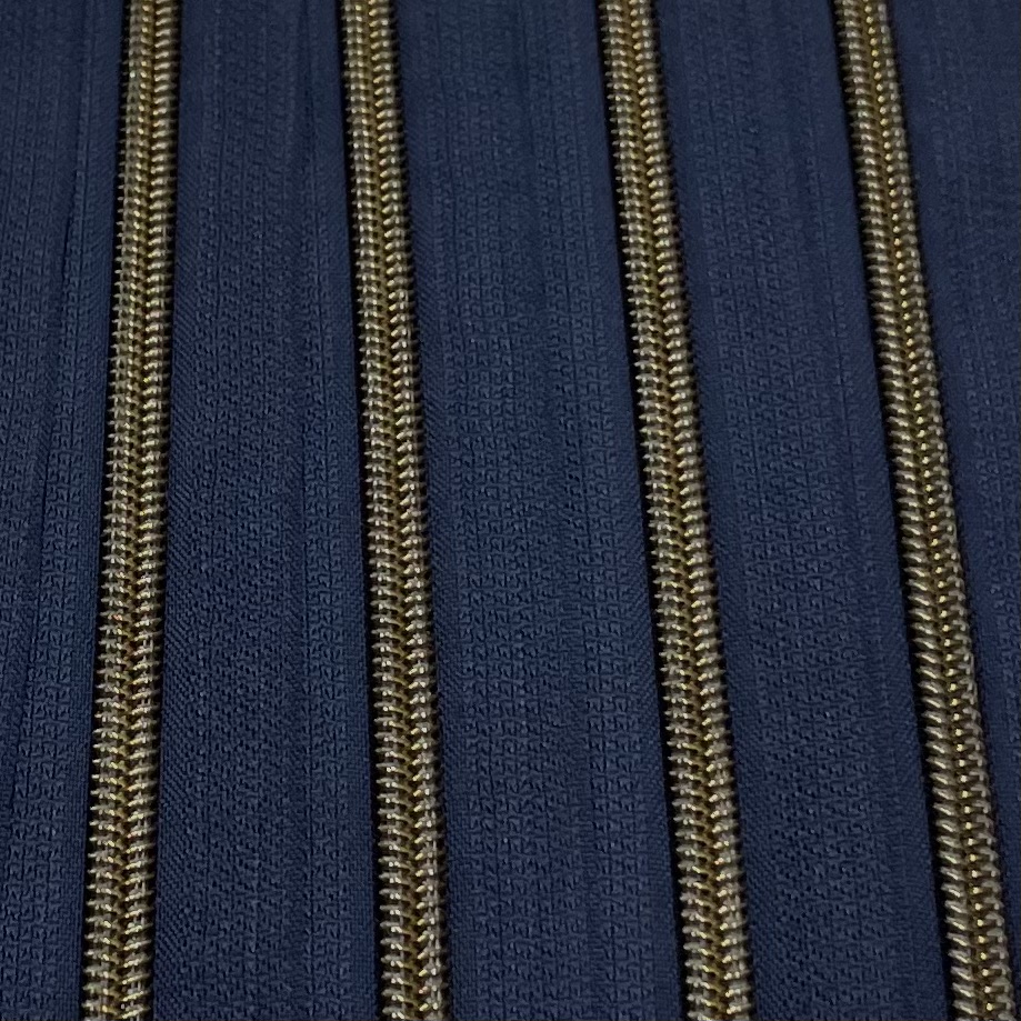 ENDLOSREIßVERSCHLUSS METALLIC | ALT MESSING