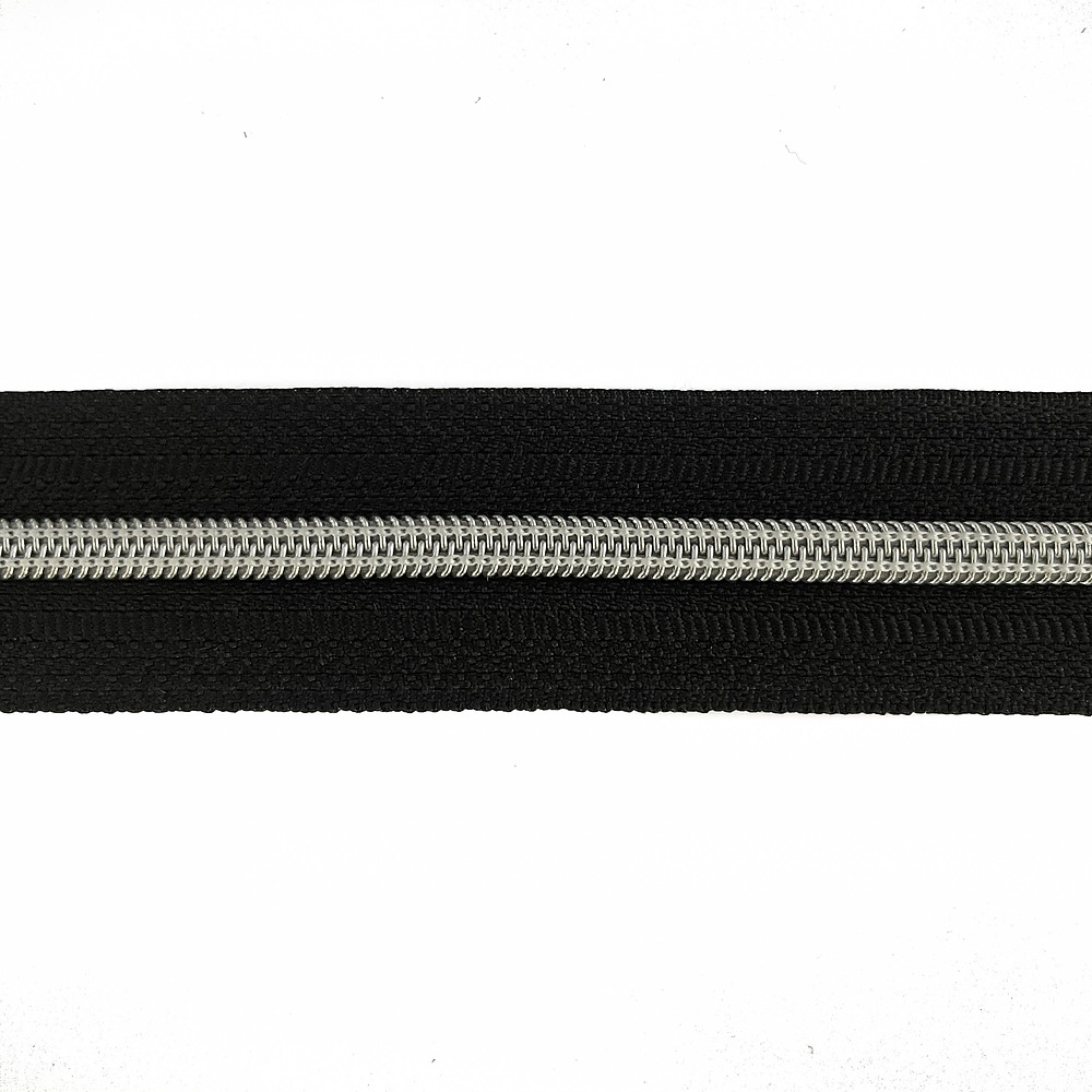 SPIRAALRITS AAN DE METER METALLIC | ZILVER