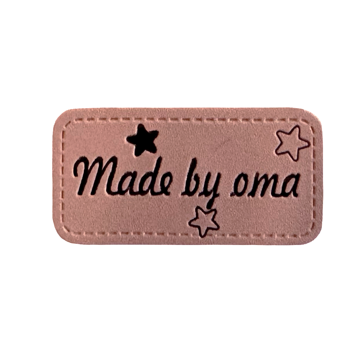 LEDER-LABEL MADE BY OMA