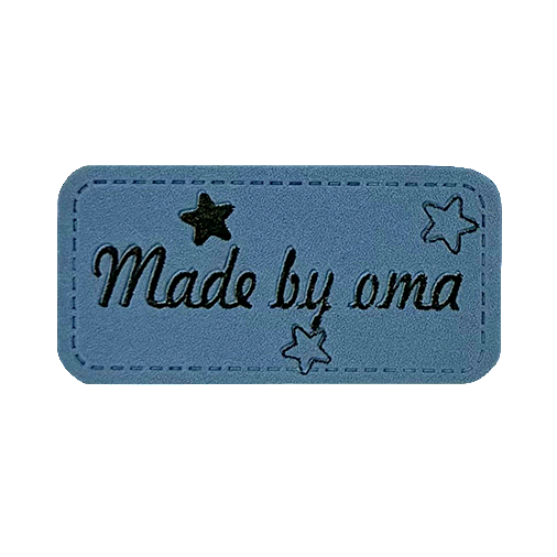 LEDER-LABEL MADE BY OMA